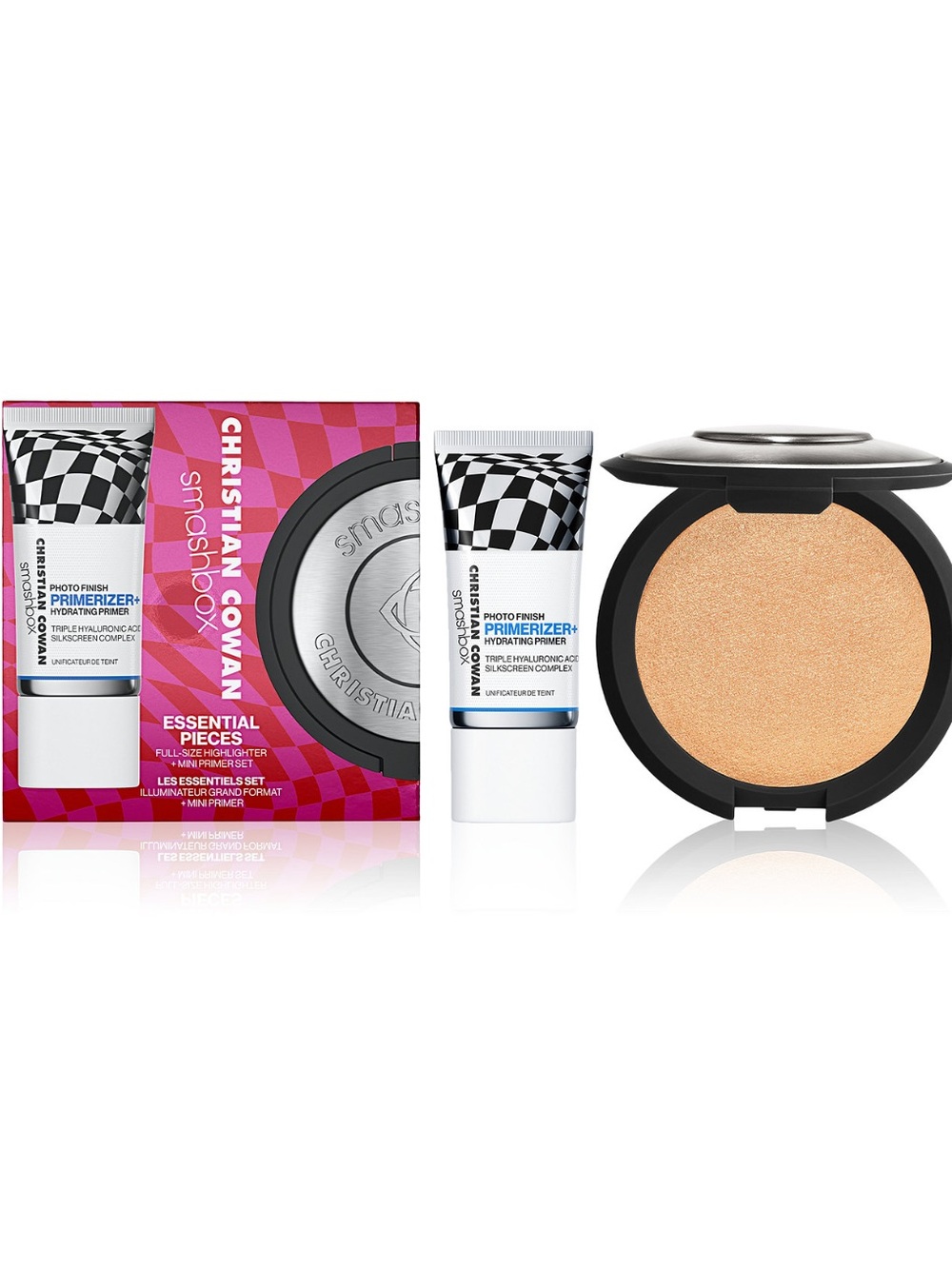 Smashbox X Christian Cowan Essential Pieces FullSize Highlighter/Mini Primer Set